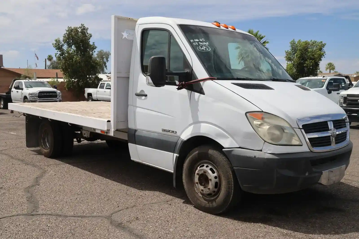 2007 DODGE Sprinter Diesel Flatbed Contractor Ready – Stock #0020