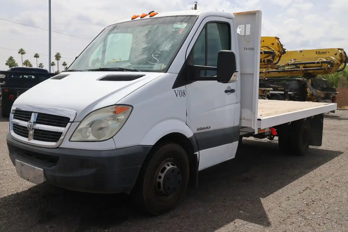 2007 DODGE Sprinter Diesel Flatbed Contractor Ready – Stock #0020