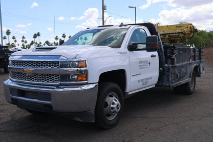 2019 Chevrolet Silverado 3500HD Work Truck Diesel Flatbed – Stock #0025