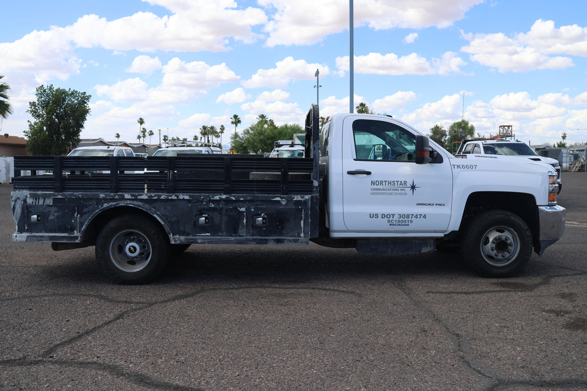 2019 Chevrolet Silverado 3500HD Work Truck Diesel Flatbed – Stock #0025