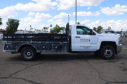 2019 Chevrolet Silverado 3500HD Work Truck Diesel Flatbed – Stock #0025