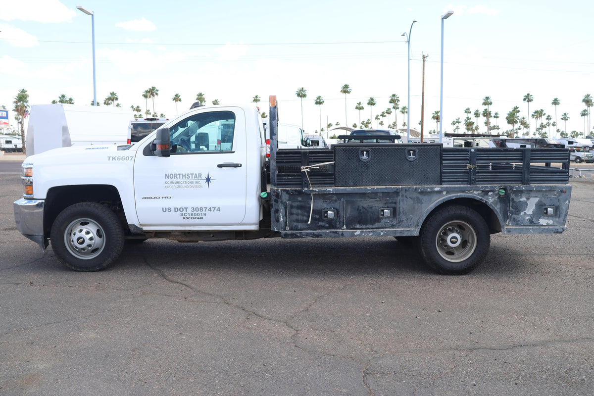 2019 Chevrolet Silverado 3500HD Work Truck Diesel Flatbed – Stock #0025