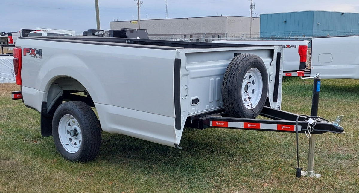 Custom Pick Up Box Trailer built by Ventures Manufacturing, Alberta