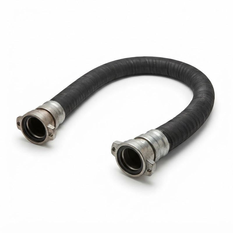 WM-400HDHDIC004-HS | CONCRETE HOSE - 4" x 4' HD ENDS - FABRIC REINFORCED